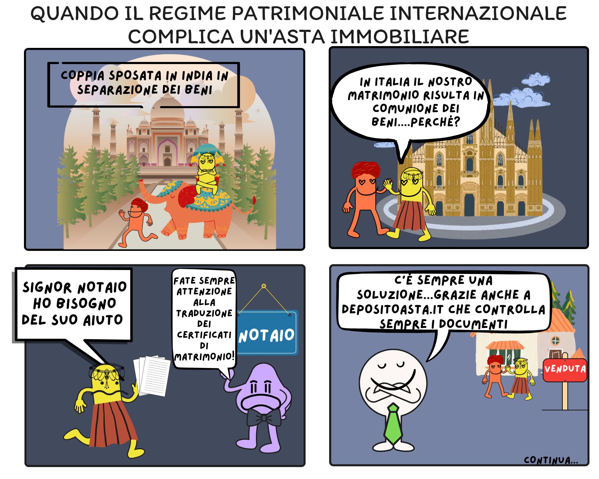 QUANDO IL REGIME PATRIMONIALE INTERNAZIONALE COMPLICA UN'ASTA IMMOBILIARE